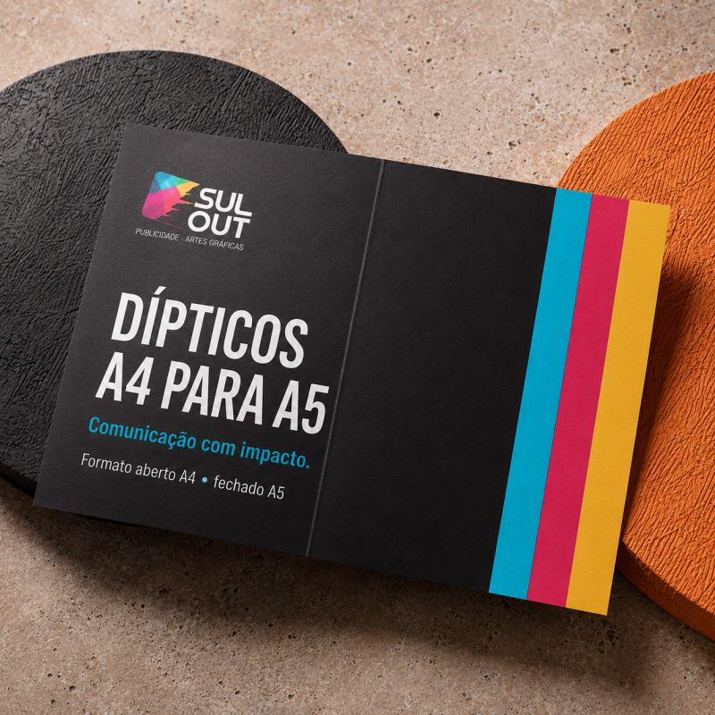 Dípticos A4 para A5